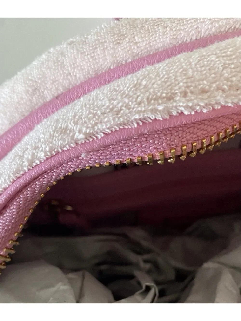 Juicy Couture Retro Strawberry Powder‎ Blush Bowler Satchel Bag W/Pouch NEW